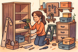 DIY home projects that enhance storage