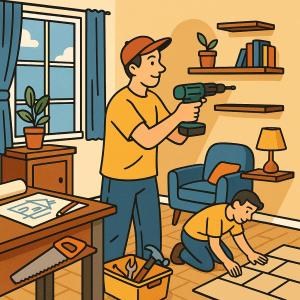 DIY home projects that improve functionality and aesthetics