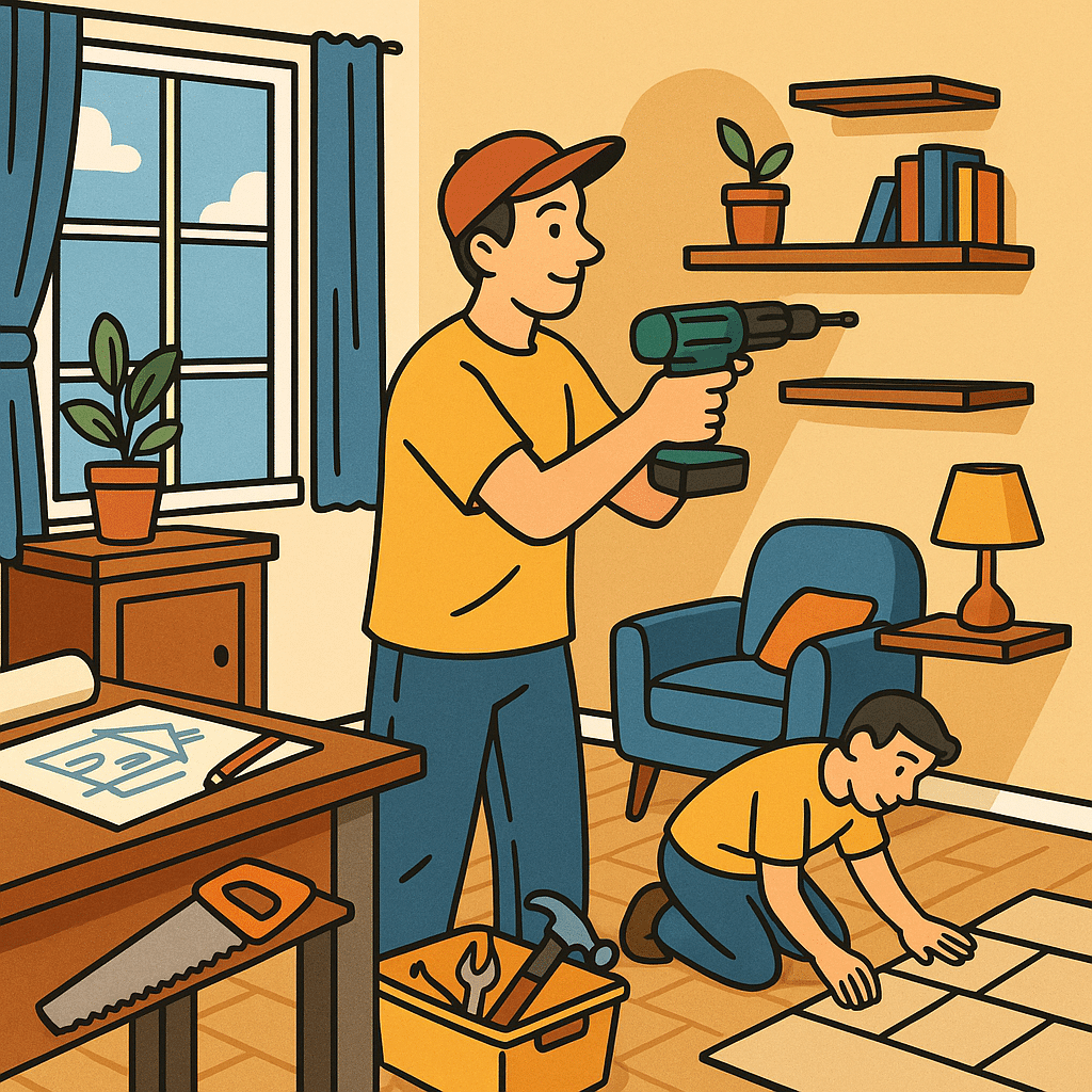DIY home projects that improve functionality and aesthetics